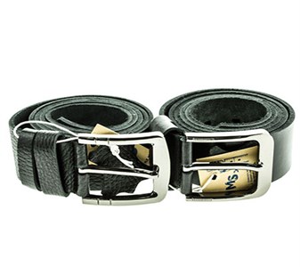 Ремень мужской MS  натуральная кожа, клас. пряжка (2601-13) - фото 30069