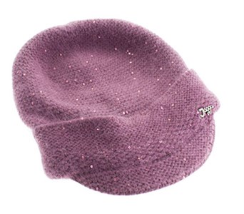 Шапка женская Mobile flower 15% акрил,  15%шерсть, 70% ангора (19-1769-006) - фото 30221