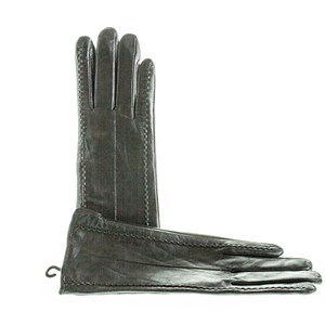 Перчатки жен. New Victor нат.кожа черный подкл п/шерсть (2335) - фото 30256