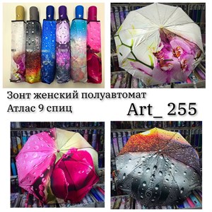 Зонт RAINBRELLA женский п/автоматический 100% п/э (255) - фото 30573
