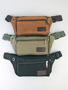 Сумка мужская SPORT поясная брезент (529) - фото 31093