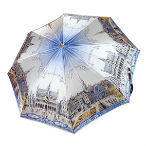 Зонт ТРИ СЛОНА суперавтомат женский 100% п/э (3830) - фото 31436