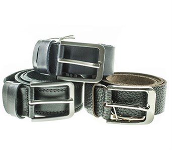 Ремень MS мужской натуральная кожа, клас. пряжка (2606-13) - фото 31660