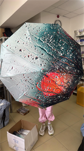 Зонт ALMAS п/автоматический женский 100% п/э (1094) - фото 31846