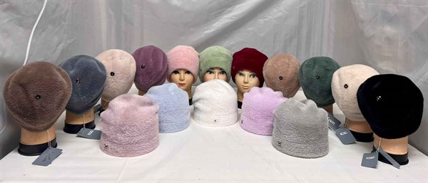 Шапка женская ШАТУШ 60% нейлон,26%вискоза,14% п/э (1216) - фото 32068