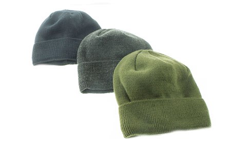 Шапка мужская 80% акрил 20% шерсть на флисе (3009-3) - фото 32451