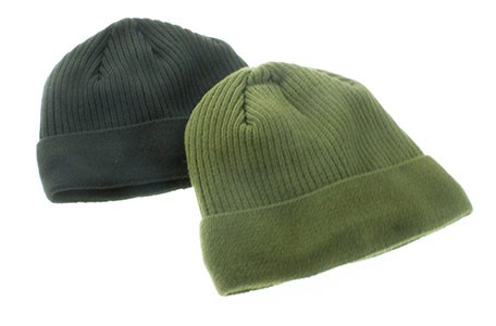 Шапка мужская 80% акрил 20% шерсть на флисе (3009-5) - фото 32453