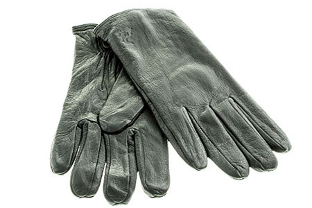 Перчатки муж. Matrix нат.кожа оленя черн подкл. пол. шерсть (108) - фото 32503