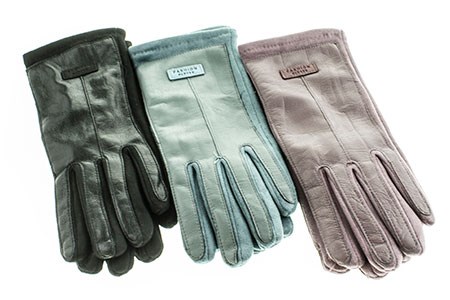 Перчатки жен. Yongheng гал.кожа/текстиль (2) - фото 32524
