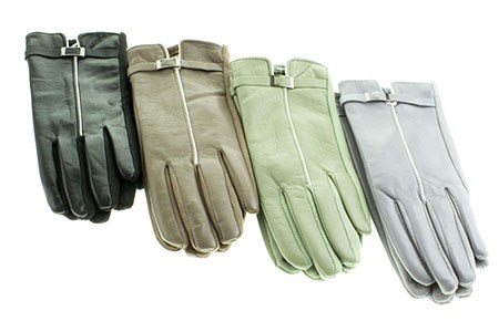 Перчатки жен. MUNASHA текстиль/гал.кожа (020) - фото 32526