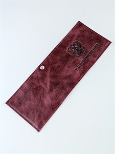 Обложка для удостоверения натуральная кожа с гербом  (Е-137) - фото 32978