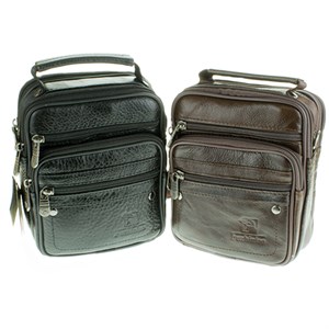 Сумка мужская Fuzhiniao вертикальная натуральная кожа (8719) - фото 33113