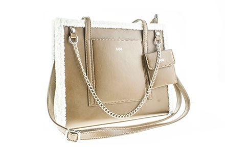 Сумка  женская UGG галантерейная кожа/искус. мех (34301) - фото 33147