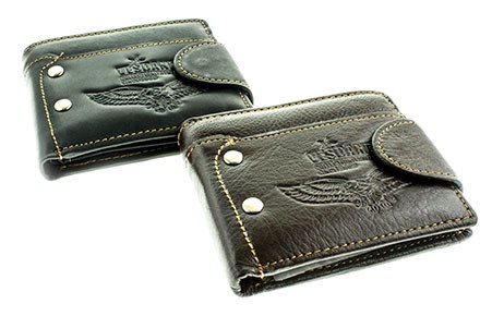 Портмоне мужское JETBSOO натуральная кожа (2203) - фото 33210