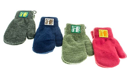 Детские варежки Магия 70% шерсть, 20% бамбук, 10% акрил (7031) - фото 33273