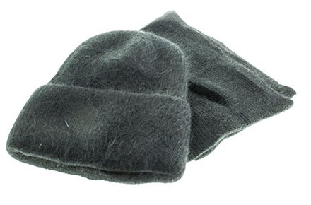 Комплект женский YIDINGXIN (шапка+шарф) 70% шерсть кролика, 50% хлопок (23-48) - фото 33325