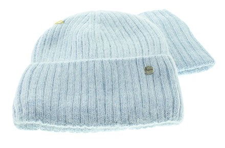 Комплект женский Ami Tex (шапка+хомут)60%шерсть 30% ангора 10% акрил на флисе (0412-21) - фото 33333