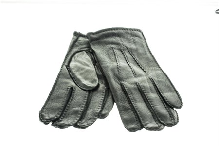 Перчатки муж. JinSong олен.кожа черн подкл. пол.шерсть (9901) - фото 33560