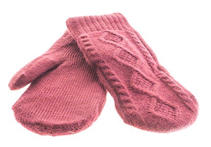 Варежки женские КОРОНА 35% бамбук, 40%шерсть, 25%спандекс (116-1) - фото 33647