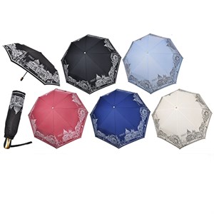 Зонт ТРИ СЛОНА суперавтомат женский 100% п/э (3897) - фото 34614