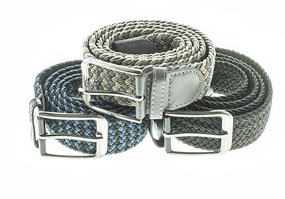 Ремень-резинка текстиль/гал.кожа класс. пряжка (2904-6) - фото 34938