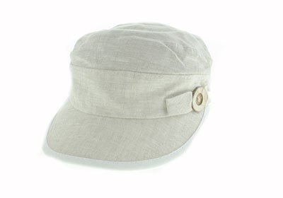 Шляпа женская Gros 100% лен  (0605-12) - фото 34981