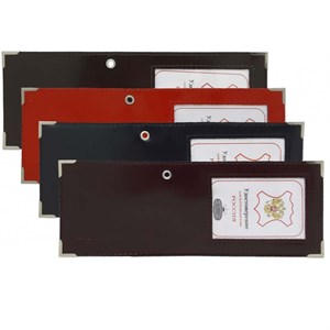 Обложка для удостоверения натуральная кожа с окошком (Е-020) - фото 35028