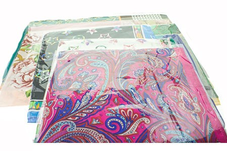 Платок женский шейный 100% полиэстер (2506) - фото 35272