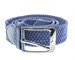 Ремень-резинка текстиль/гал.кожа класс. пряжка (2706-1)