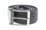 Ремень-резинка текстиль/гал.кожа класс. пряжка (2409-1) - фото 32604
